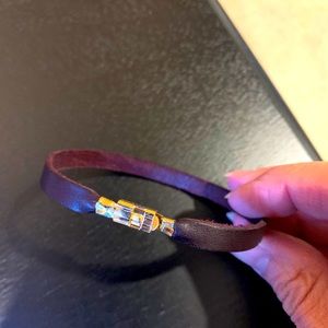 Leather bracelet